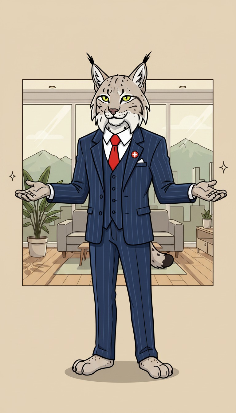 Le lynx accueille, bras ouverts